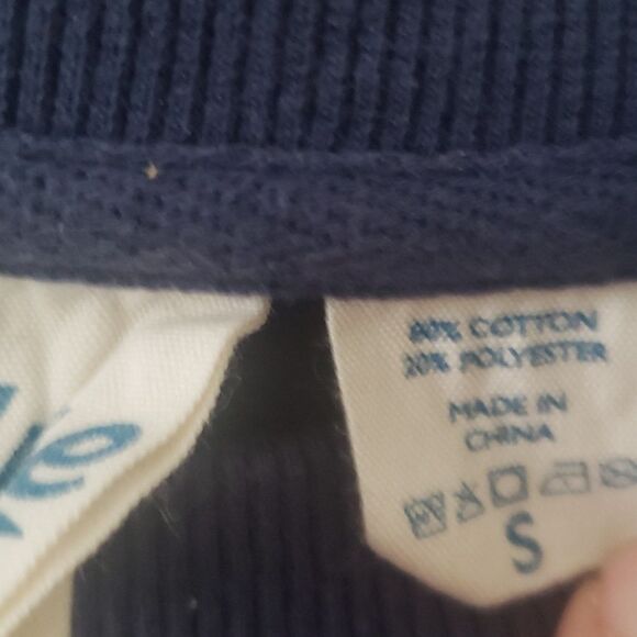 Navy Blue 84 Sweatshirt Men's Small with tackle twill letters St Louis - Picture 7 of 8